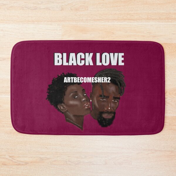 Item preview, Black Love - Plum Rose Backdrop  designed and sold by ArtBecomesHer2.