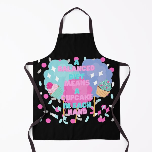 Item preview, A balanced Diet means a cupcake in each hand designed and sold by Oloa.