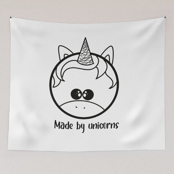 Item preview, Made by unicorns logo designed and sold by lovingkakeart.