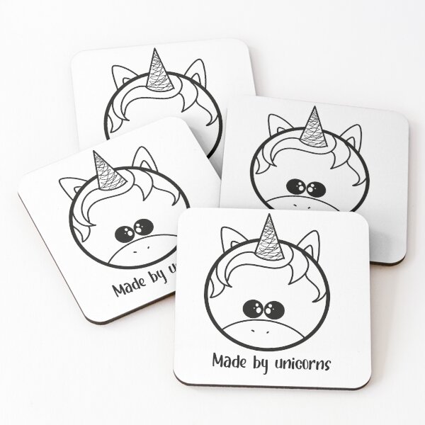 Item preview, Made by unicorns logo designed and sold by lovingkakeart.