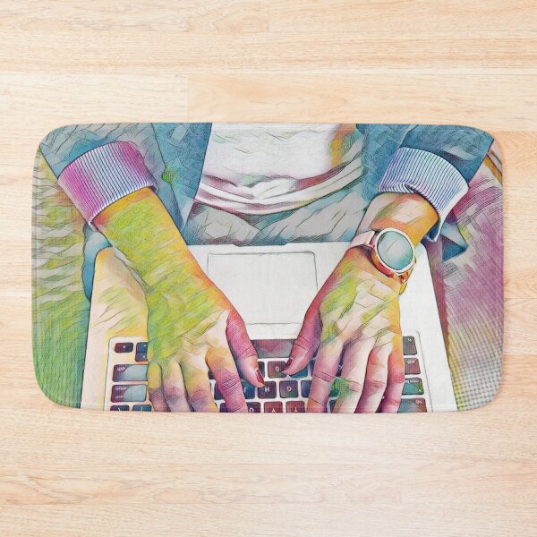 Item preview, Time to Work: Tech Office Motivational Poster designed and sold by Galathi Designs.