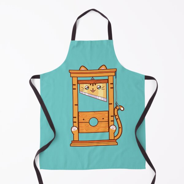 Aperçu de l'œuvre Kawaii Guillotine Kitty ~ Orange créée et vendue par ctkrstudio.