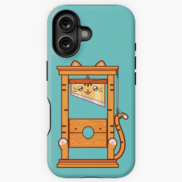 Item preview, Kawaii Guillotine Kitty ~ Orange designed and sold by ctkrstudio.