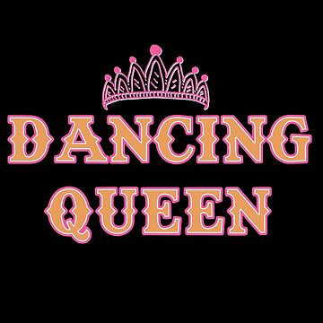 Dancing Queen Crown Sticker - Dancing Queen Crown Queen - Discover