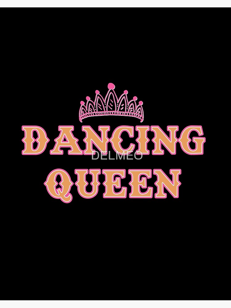 Dancing Queen Dance Dancer Crown Art Board Print for Sale by