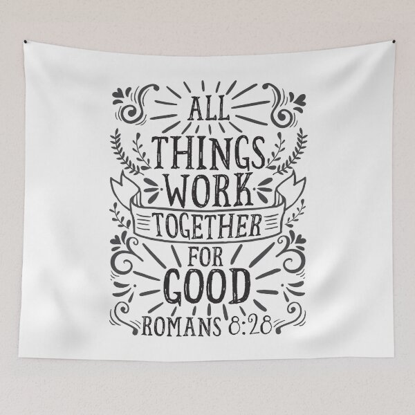 Item preview, Romans 8:28 All Things Work For Good designed and sold by plushism.