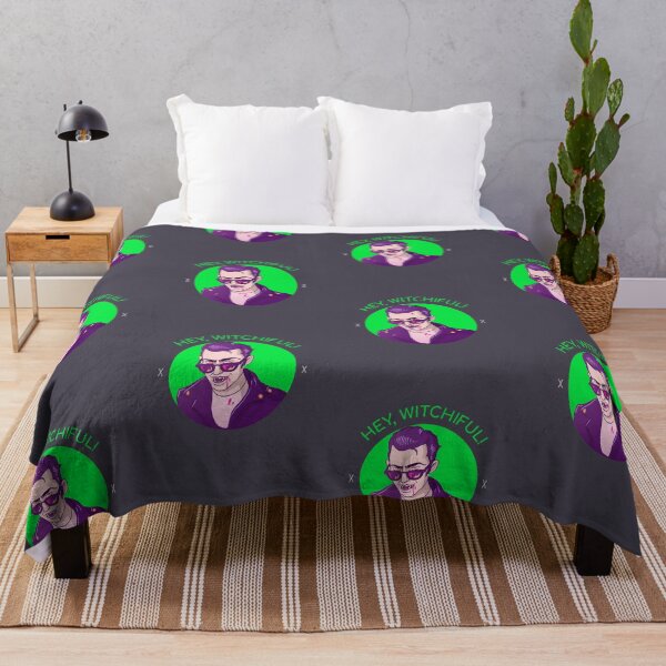 Item preview, Hey, Witchiful! | Halloween Holiday | Vintage Dracula Stud Design designed and sold by Ainbowz-Artwork.