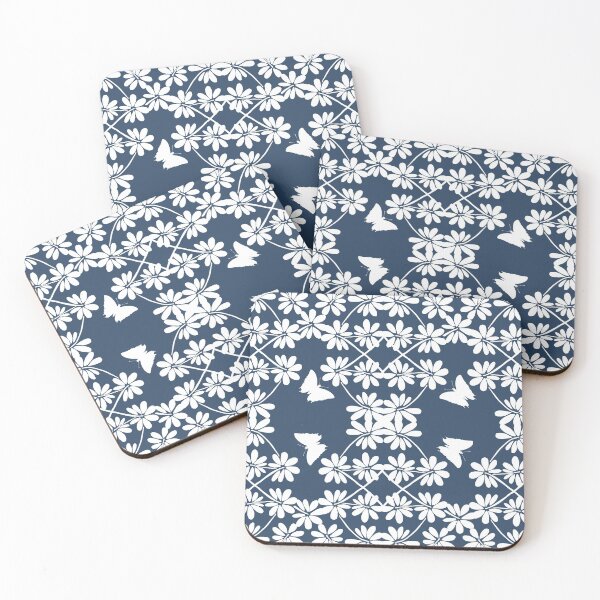 Item preview, white and blue pattern designed and sold by Vinaerick.