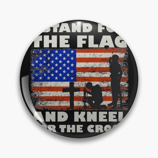 Item preview, I Stand For The Flag And Kneel For The Cross designed and sold by DELMEO.