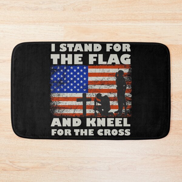 Item preview, I Stand For The Flag And Kneel For The Cross designed and sold by DELMEO.