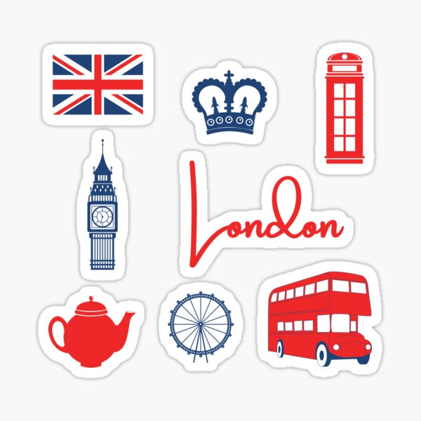 Pack d'autocollants de Londres Sticker