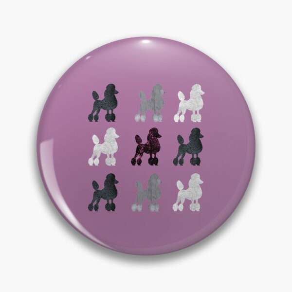 Item preview, Poodle Parade in pink designed and sold by ThePoodleandCo.