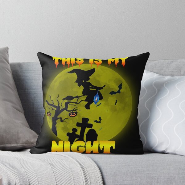 Item preview, Witch Flies On Her Broomstick For Halloween designed and sold by DELMEO.