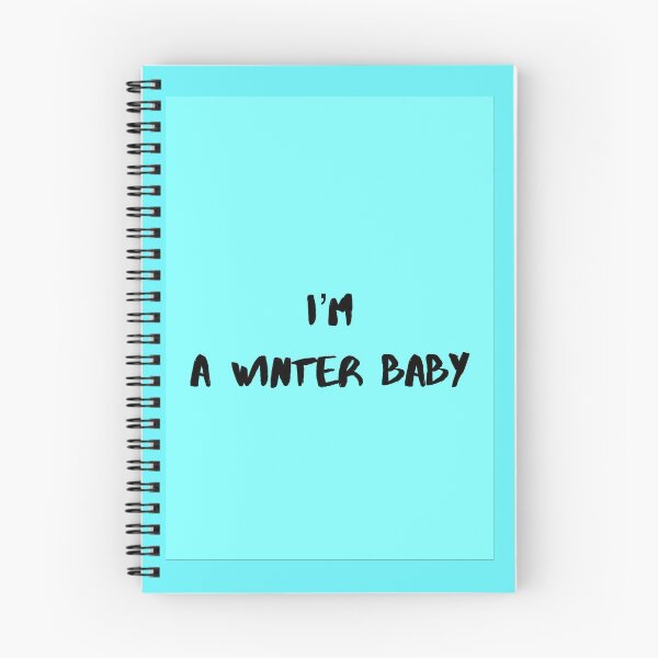 Item preview, I’m a winter baby designed and sold by ArtistRebeccaLS.
