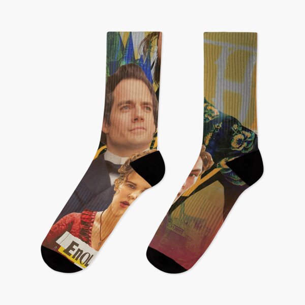 Item preview, Enola Holmes Fan Art - Enola Sherlock Holmes Lord Tewksbury Henry cavill,Millie bobby brown,Sam clafin in Netflix designed and sold by Mindy Bubble.