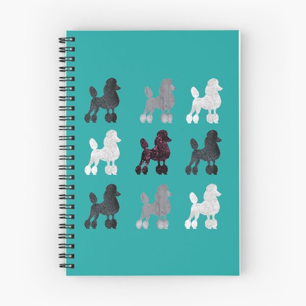 Item preview, Copy of Poodle Parade in turquoise  designed and sold by ThePoodleandCo.