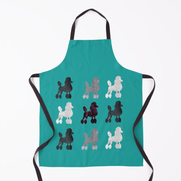 Item preview, Copy of Poodle Parade in turquoise designed and sold by ThePoodleandCo.