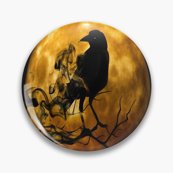 Item preview, Scary Dark Halloween Crow designed and sold by Fashimation20.