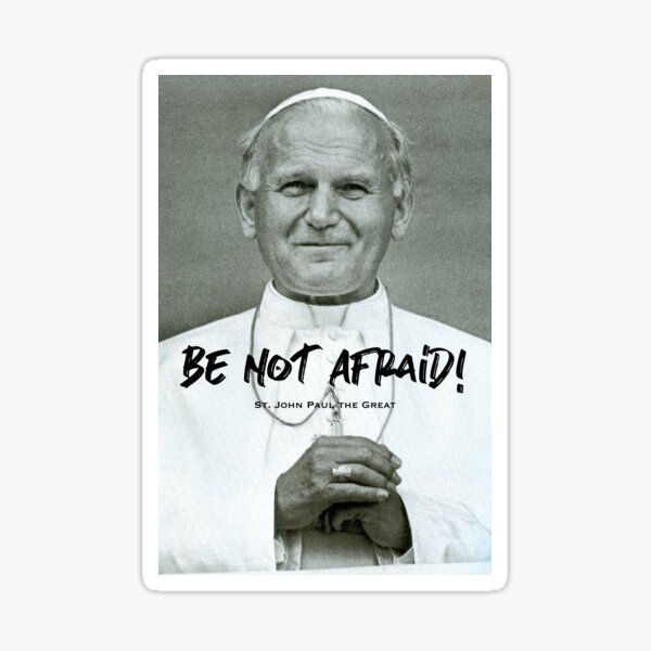 Item preview, JP2 - Be Not Afraid 1 designed and sold by The Catholic Religion Teacher Shop.