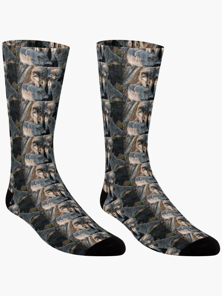 Thumbnail 3 of 5, Socks, Timber Wolves designed and sold by WolvesOnly.