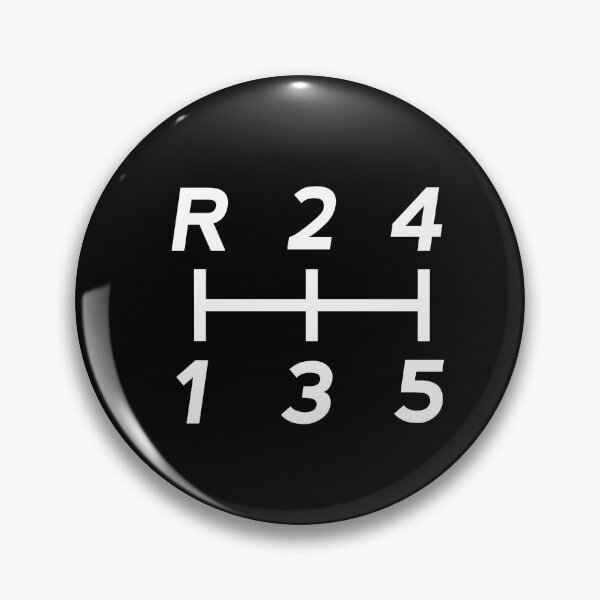Item preview, Black 5-Speed Manual Transmission Shift Pattern (dog leg) designed and sold by ApexFibers.