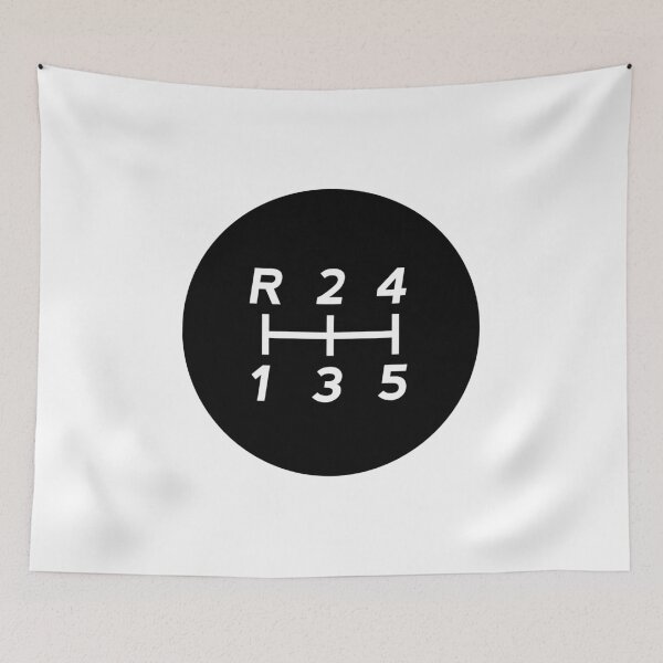 Item preview, Black 5-Speed Manual Transmission Shift Pattern (dog leg) designed and sold by ApexFibers.