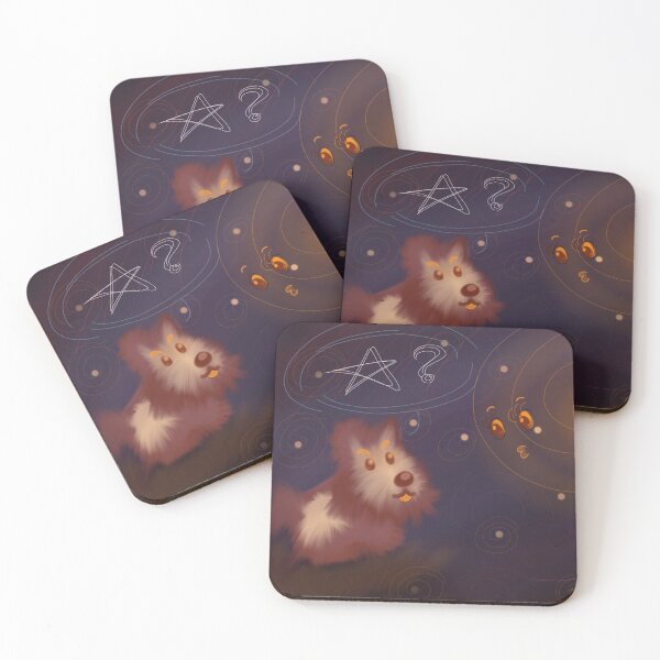 Item preview, Puppy Talking to the Galaxy designed and sold by thewishdesigns.