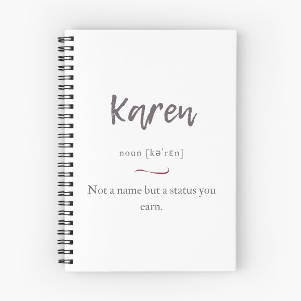 Artikelvorschau, Karen (Name) Definition | Dictionary Collection entworfen und verkauft von Designschmiede.