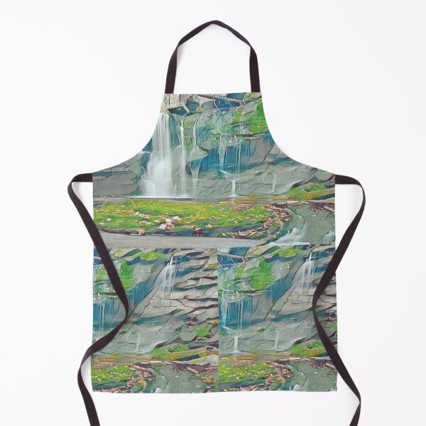 Item preview, Waterfall Rocks — Serene Cascading Water Scene designed and sold by Galathi Designs.