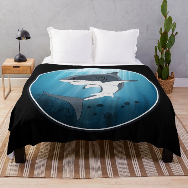 Item preview, Great white shark designed and sold by NicGrayGraphic.