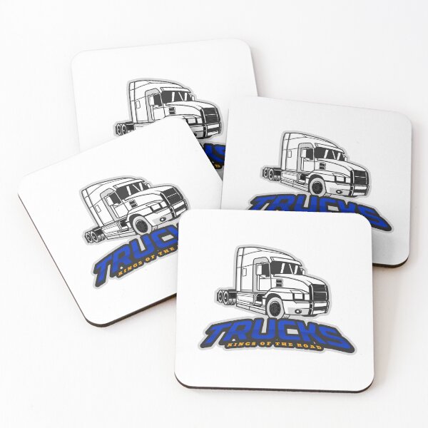 Item preview, Trucks- Kings of the road Blue 3 designed and sold by ajtechdesigns.