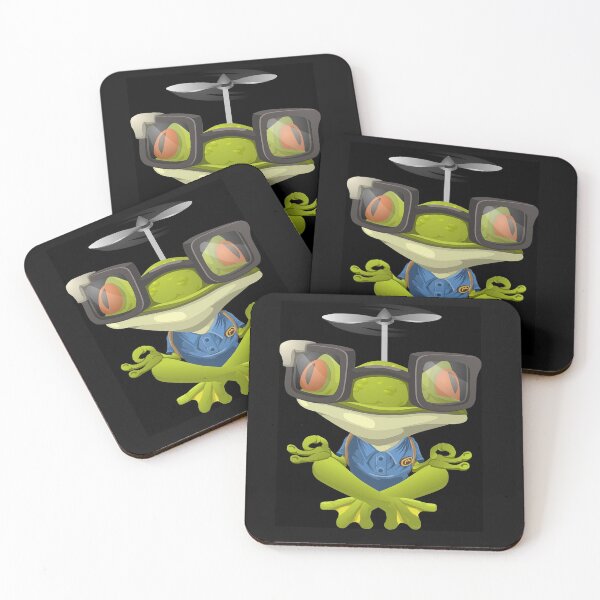 Item preview, Nice Frogs pets animals sweet cute meditation yoga glasses designed and sold by Coolstuff4you71.