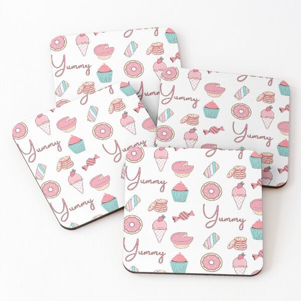 Item preview, Pink Yummy Food Sticker Pack designed and sold by m95sim.