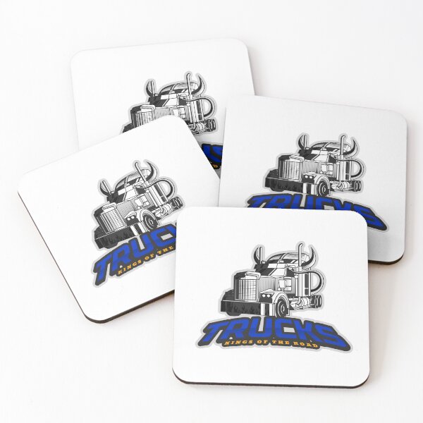 Item preview, Trucks- Kings of the road Blue 4 designed and sold by ajtechdesigns.