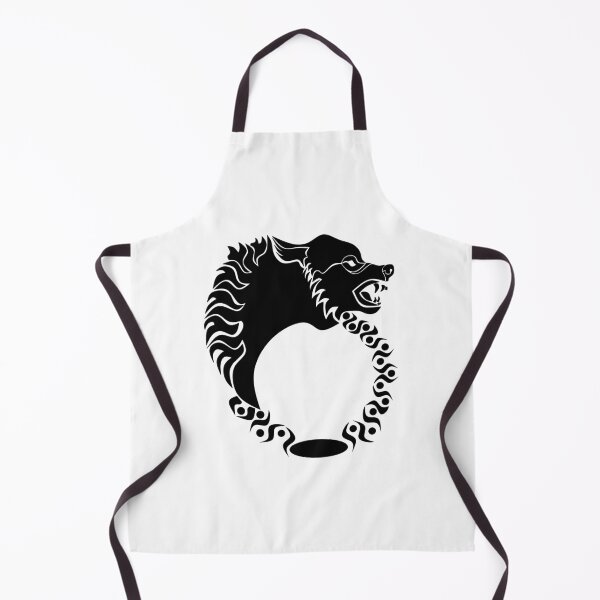Item preview, Tribal Black Wolf Head Silhouette Laurel designed and sold by grounds.