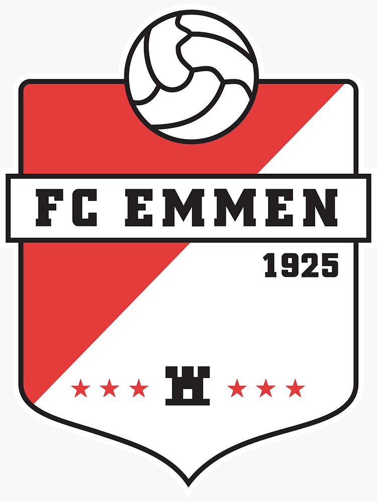 "FC Emmen Badge/Logo" Sticker by screescree | Redbubble