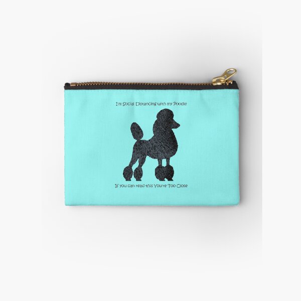 Item preview, Social distancing with my poodle designed and sold by ThePoodleandCo.
