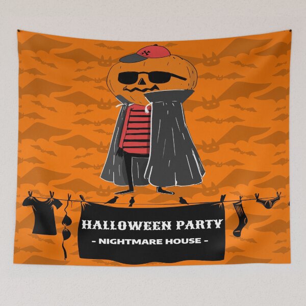 Item preview, Halloween Party Pumpkin designed and sold by Apoorv Choudhary.