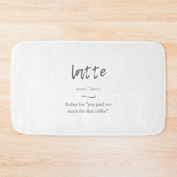 Item preview, Latte Definition | Dictionary Collection designed and sold by Designschmiede.