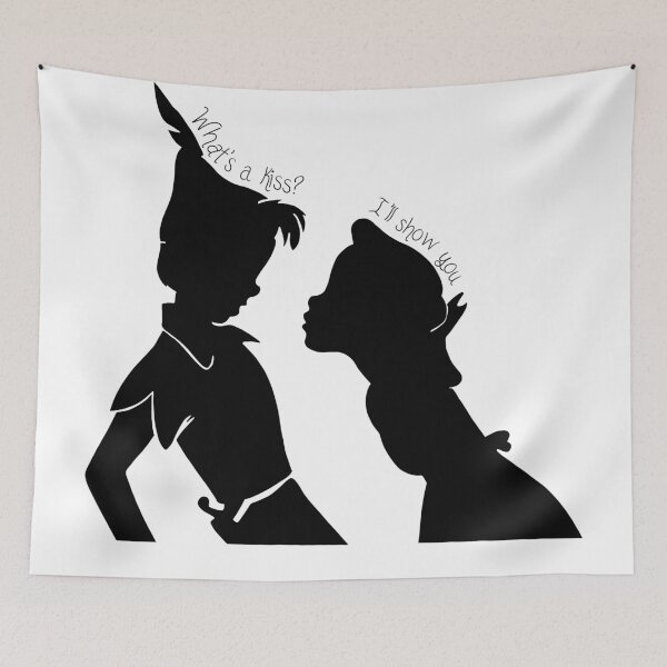Item preview, What's a kiss? I'll show you- Wendy and Peter designed and sold by Narniax.