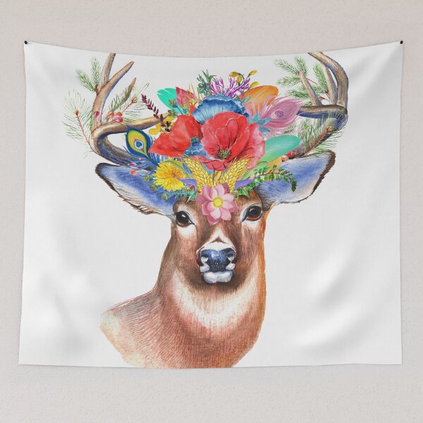 Item preview, Colorful Deer Artwork designed and sold by DopeTops.