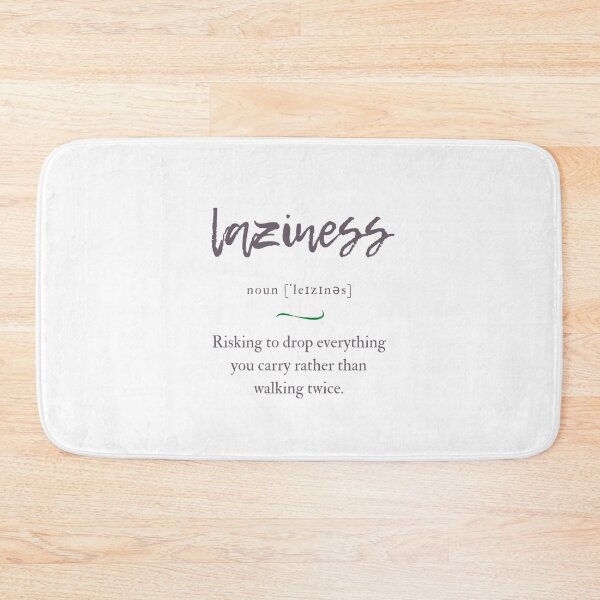 Item preview, Laziness Definition | Dictionary Collection designed and sold by Designschmiede.