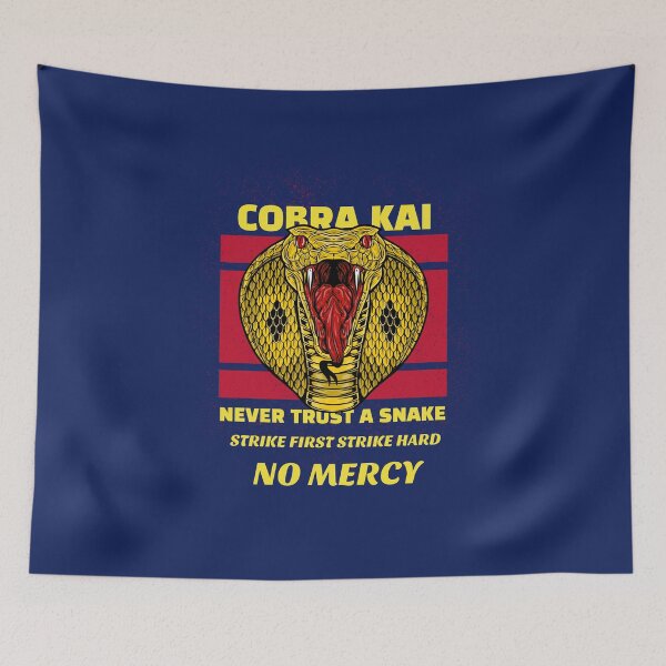 Item preview, Cobra Kai - Strike First. Strike Hard. No Mercy. designed and sold by stevencox26.