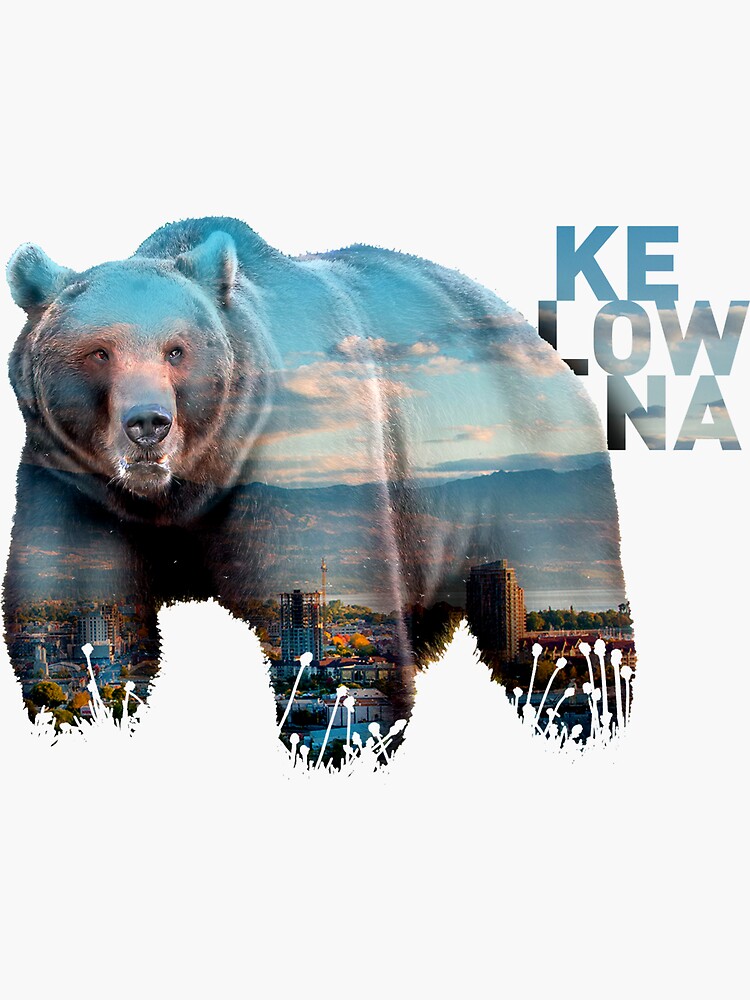"Kelowna" Sticker for Sale by ExploreWorld Redbubble