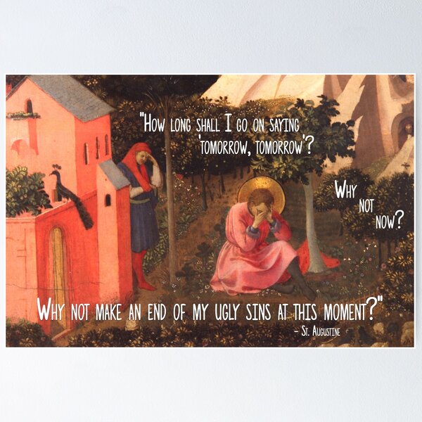 The Conversion of St. Augustine Poster