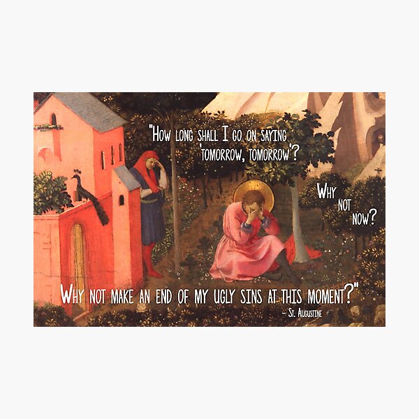 The Conversion of St. Augustine Photographic Print