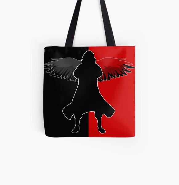 itachi uchiha tote bags redbubble redbubble