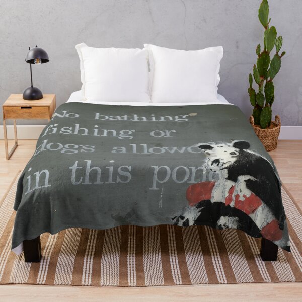 Item preview, Banksy No Bathing, Fishing or Dogs Allowed in this Pond designed and sold by WE-ARE-BANKSY.
