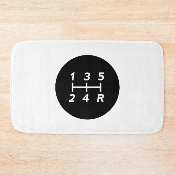 Item preview, Black Manual Transmission Shift Pattern 3 designed and sold by ApexFibers.