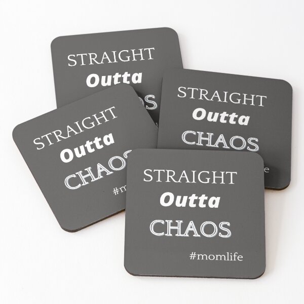Item preview, Straight outta CHAOS mom life designed and sold by Mommaspouch.